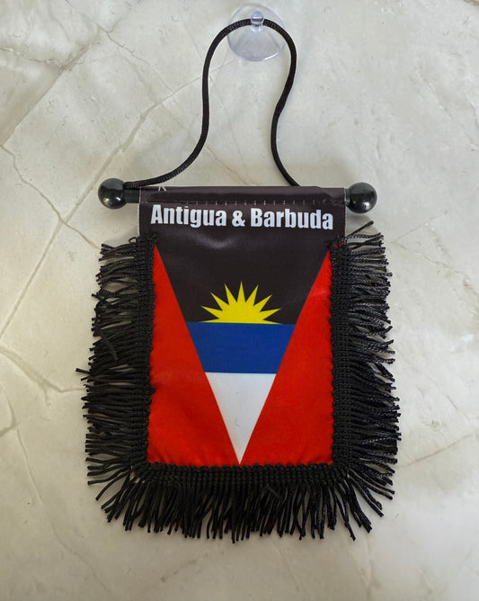 Antigua & Barbuda Rear View Mirror Flag