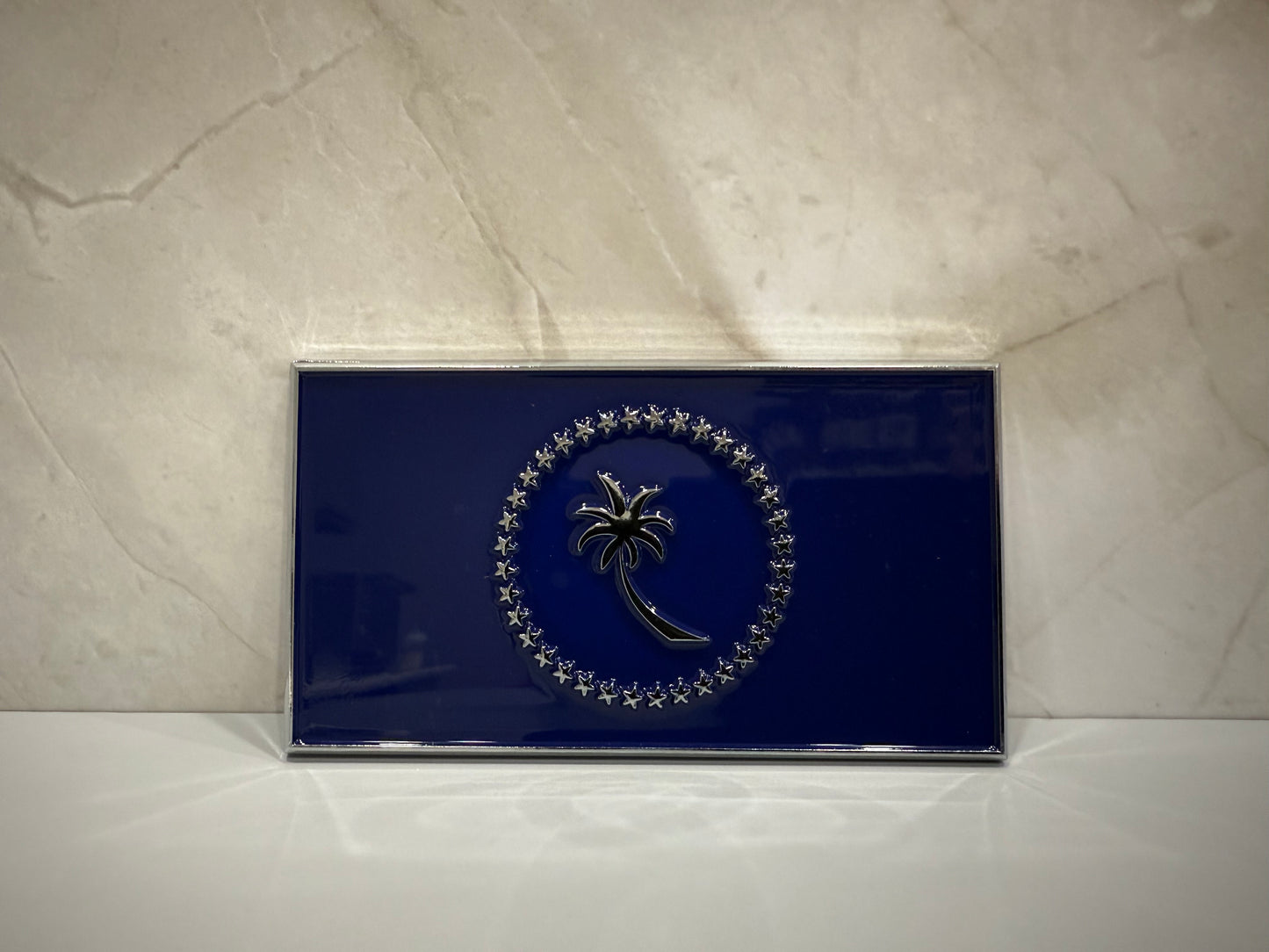 Chuuk Car Emblem (Blue)
