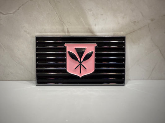 Kanaka Maoli Car Emblem (Pink)