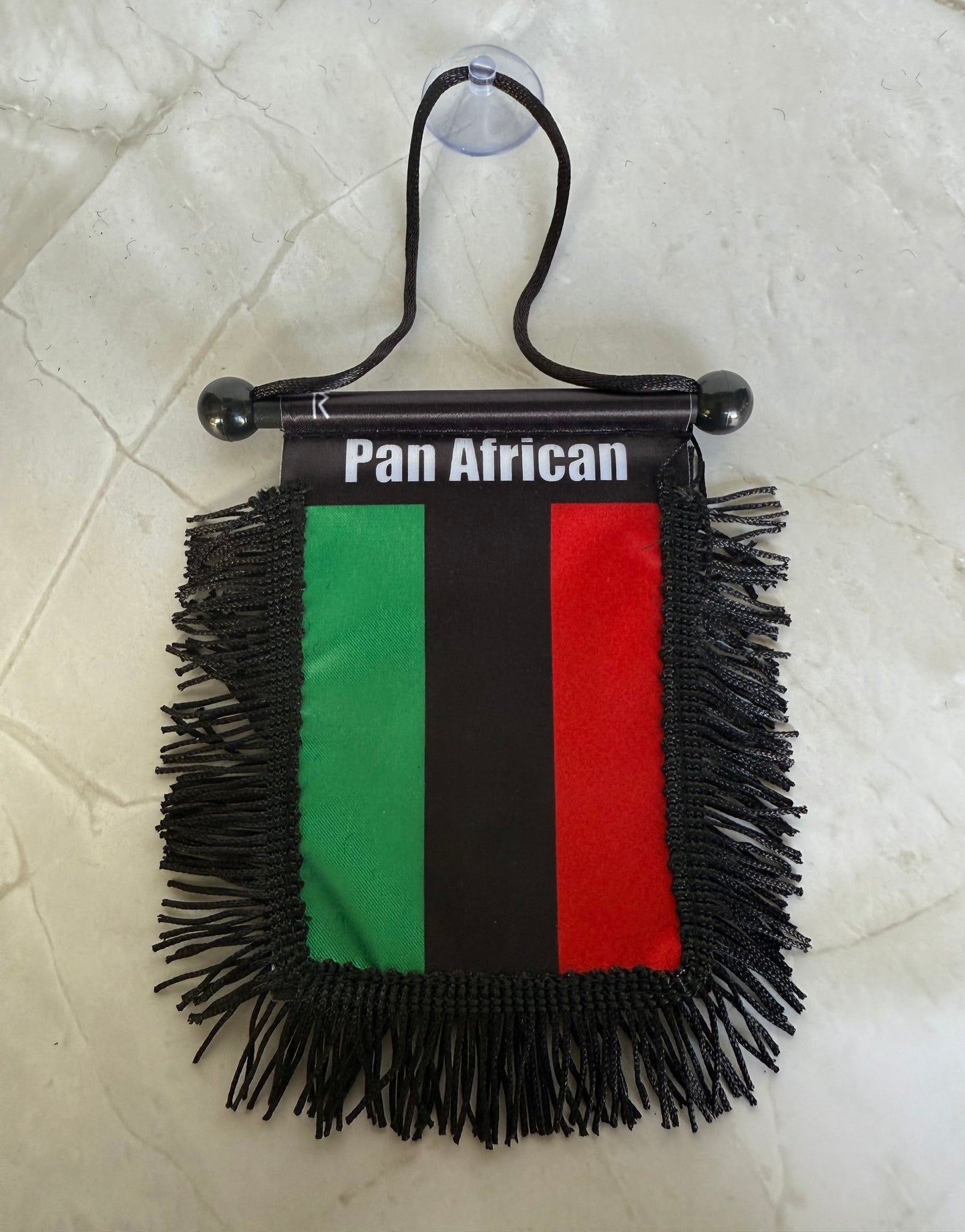 Pan African Rear View Mirror Flag