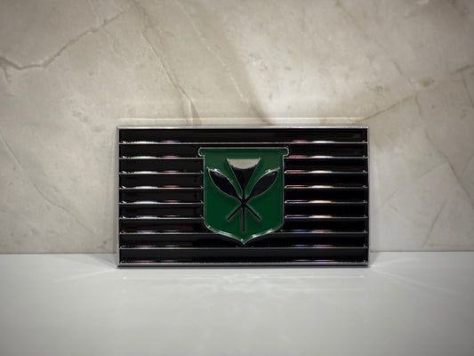 Kanaka Maoli Car Emblem (Green)