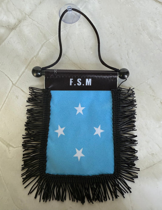 F.S.M. Rear View Mirror Flag