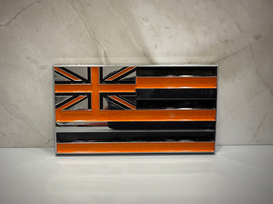 Hawaii Car Emblem (Orange)
