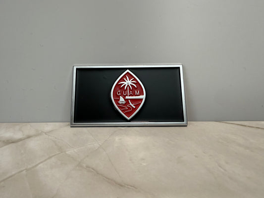 Guam Car Emblem (Red Seal)