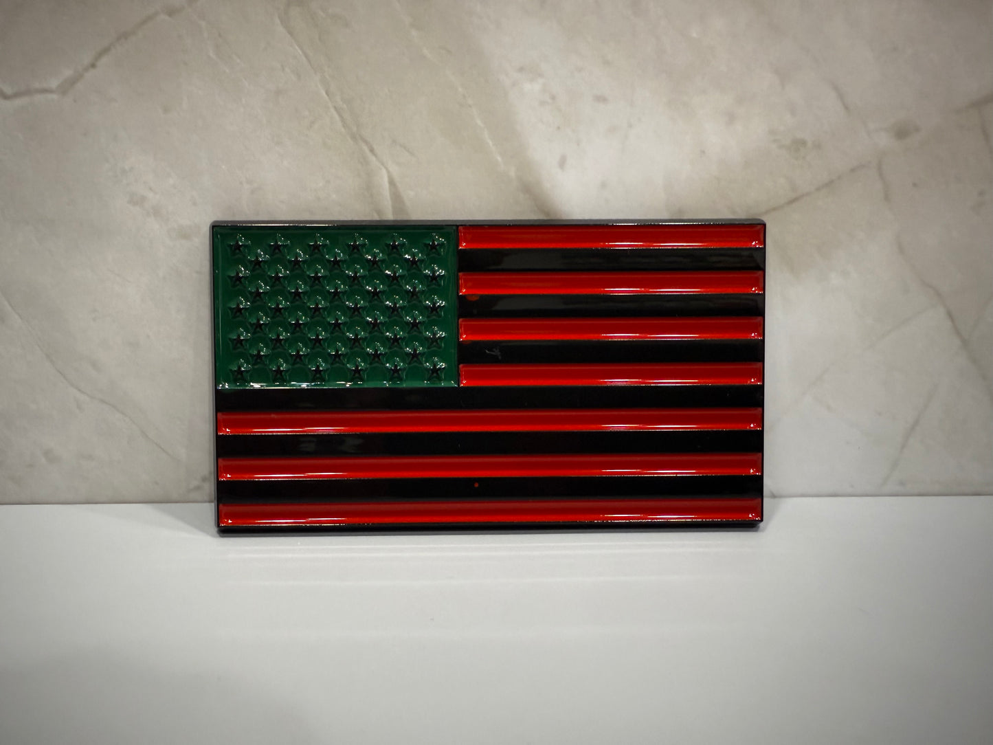 African American Car Emblem