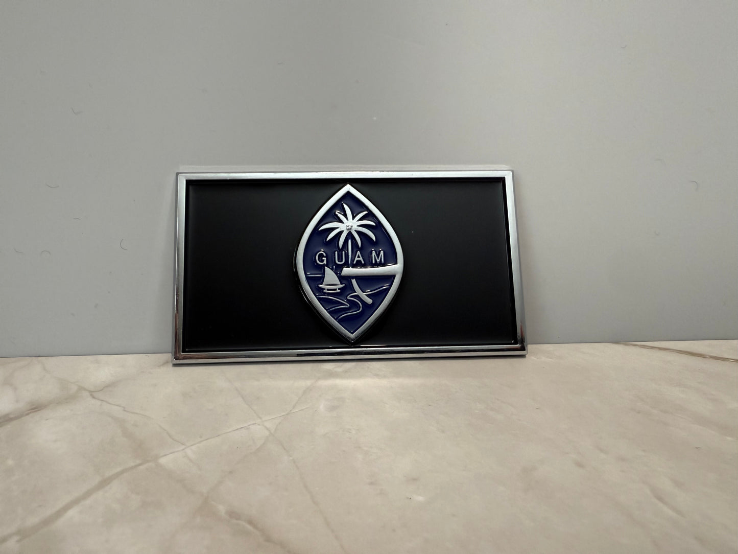 Guam Car Emblem (Blue Seal)