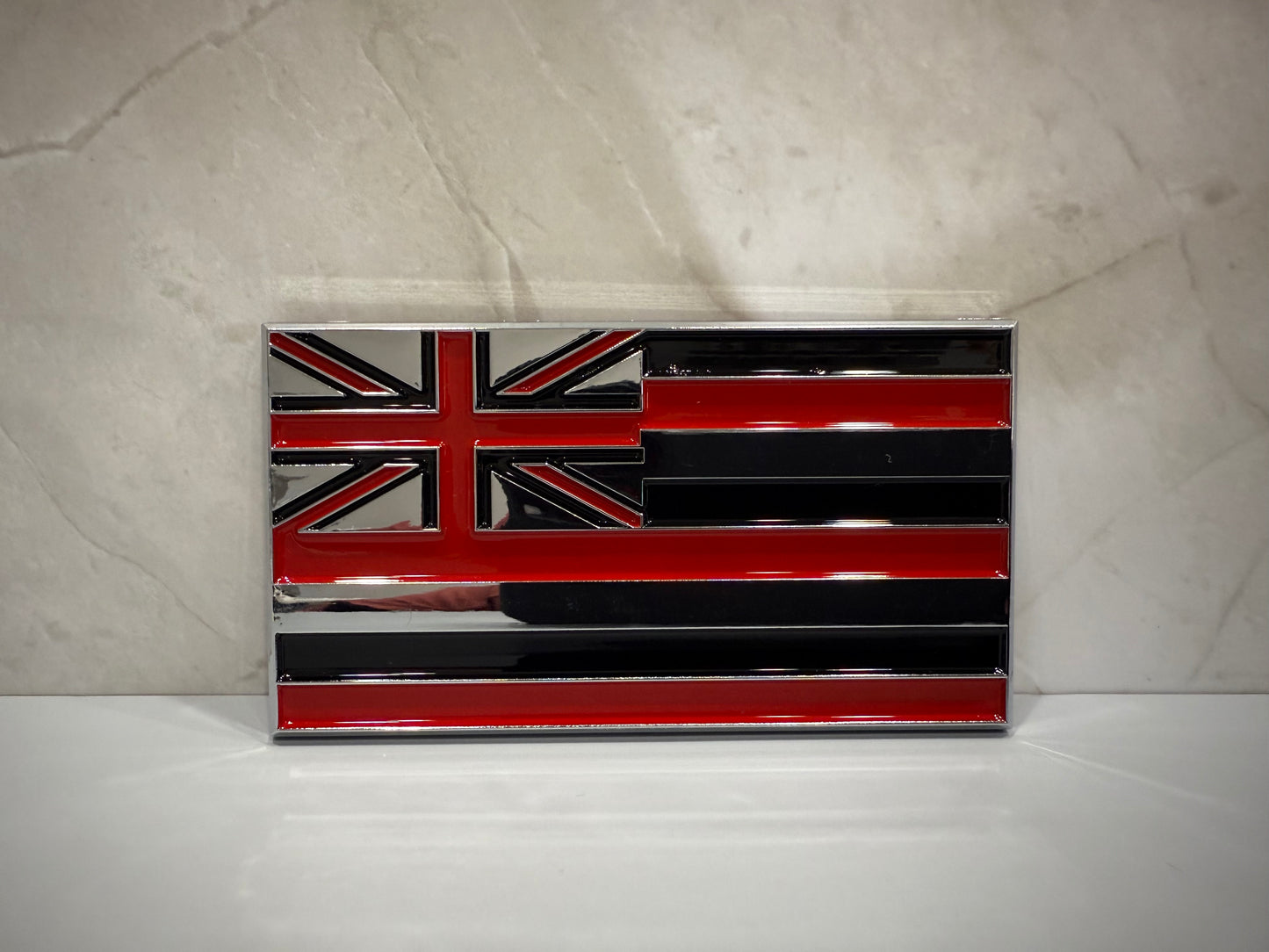 Hawaii Car Emblem (Red)