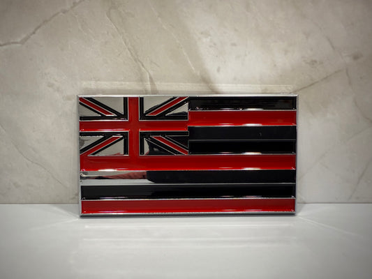 Hawaii Car Emblem (Red)