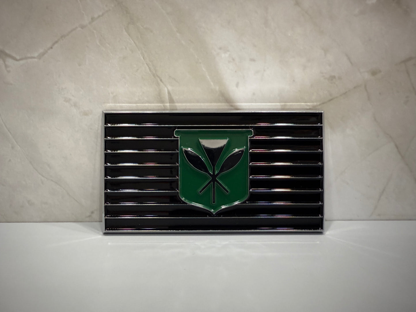 Kanaka Maoli Car Emblem (Green)