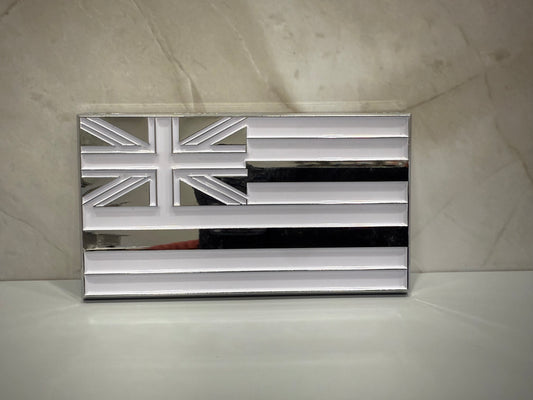 Hawaii Car Emblem (White)