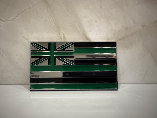 Hawaii Car Emblem (Green)